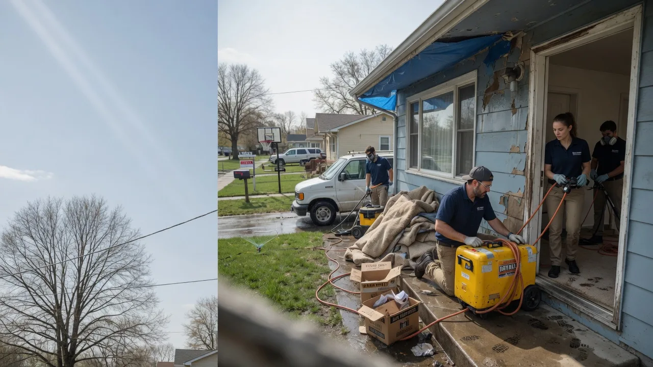 Basement Flood Cleanup in Corder, MO near me
